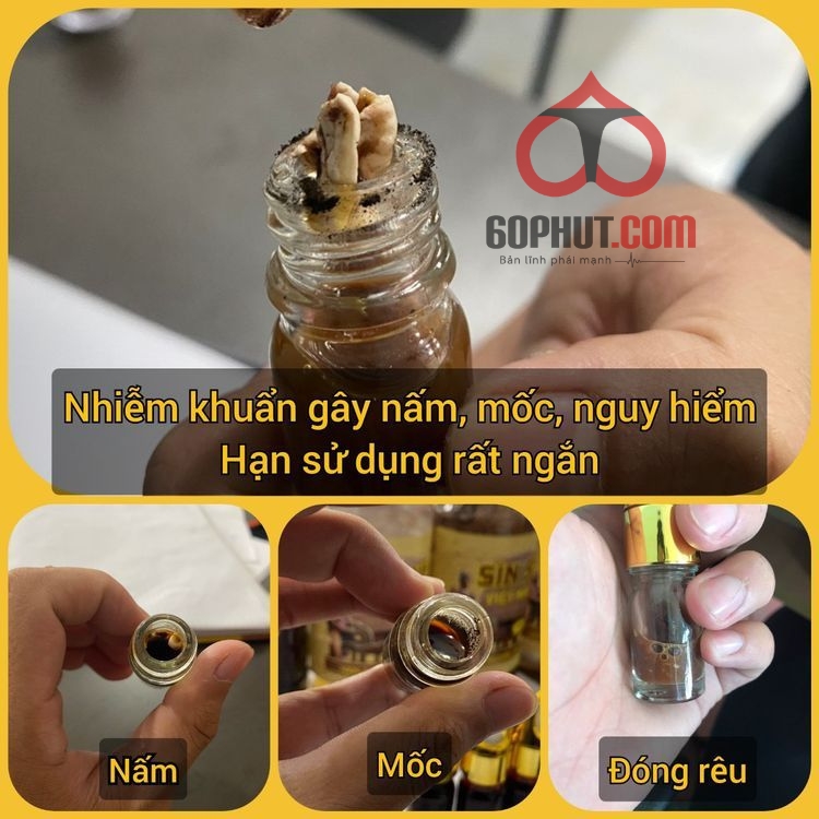 Sìn sú X black Vip dạng xịt 5ml kéo dài thời gian quan hệ lâu ra hơn - cách nhận biết hàng kém chất lượng